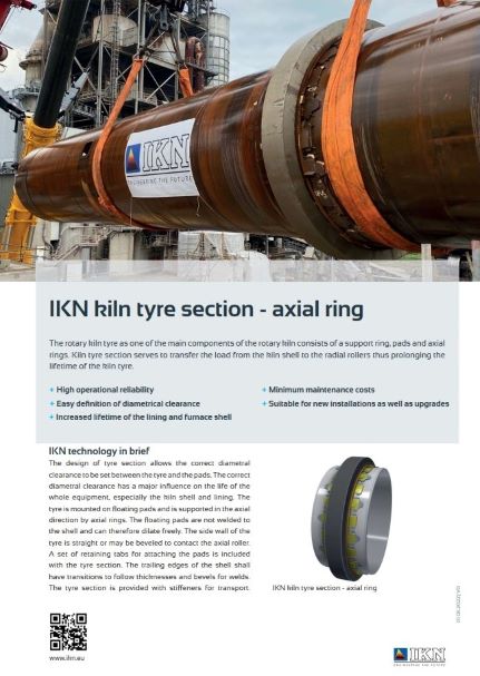 IKN Kiln Tyre Section Axial Ring